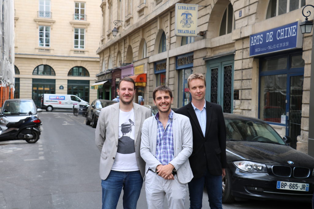Guillaume Benoit, Charles-Henri Ménival et Rémi Delieutraz, fondateur de la SCOP Fantasio